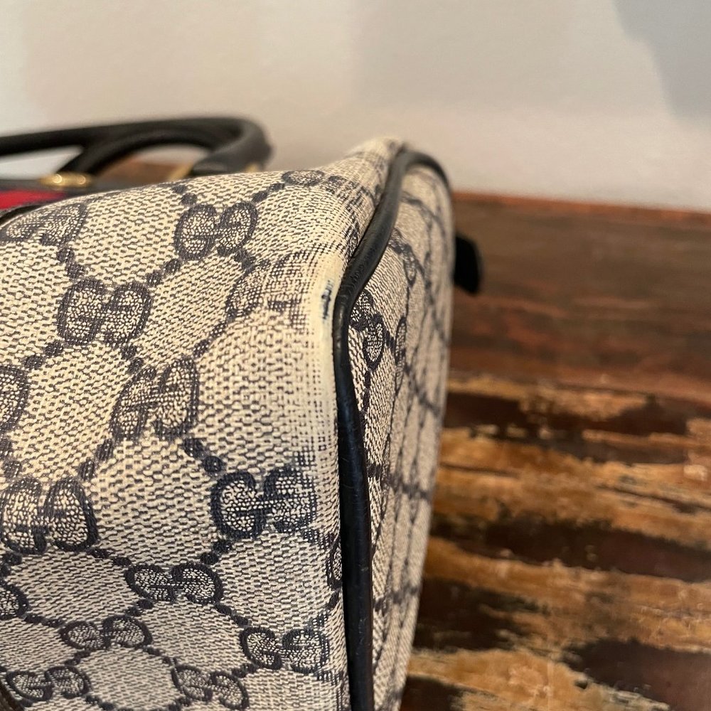 Gucci Vintage Doctors Bag - Navy - Picture 4 of 7
